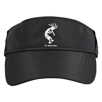 Be Awesome Dancing Kokopelli Southwestern Distressed Adult Drive Performance Visor