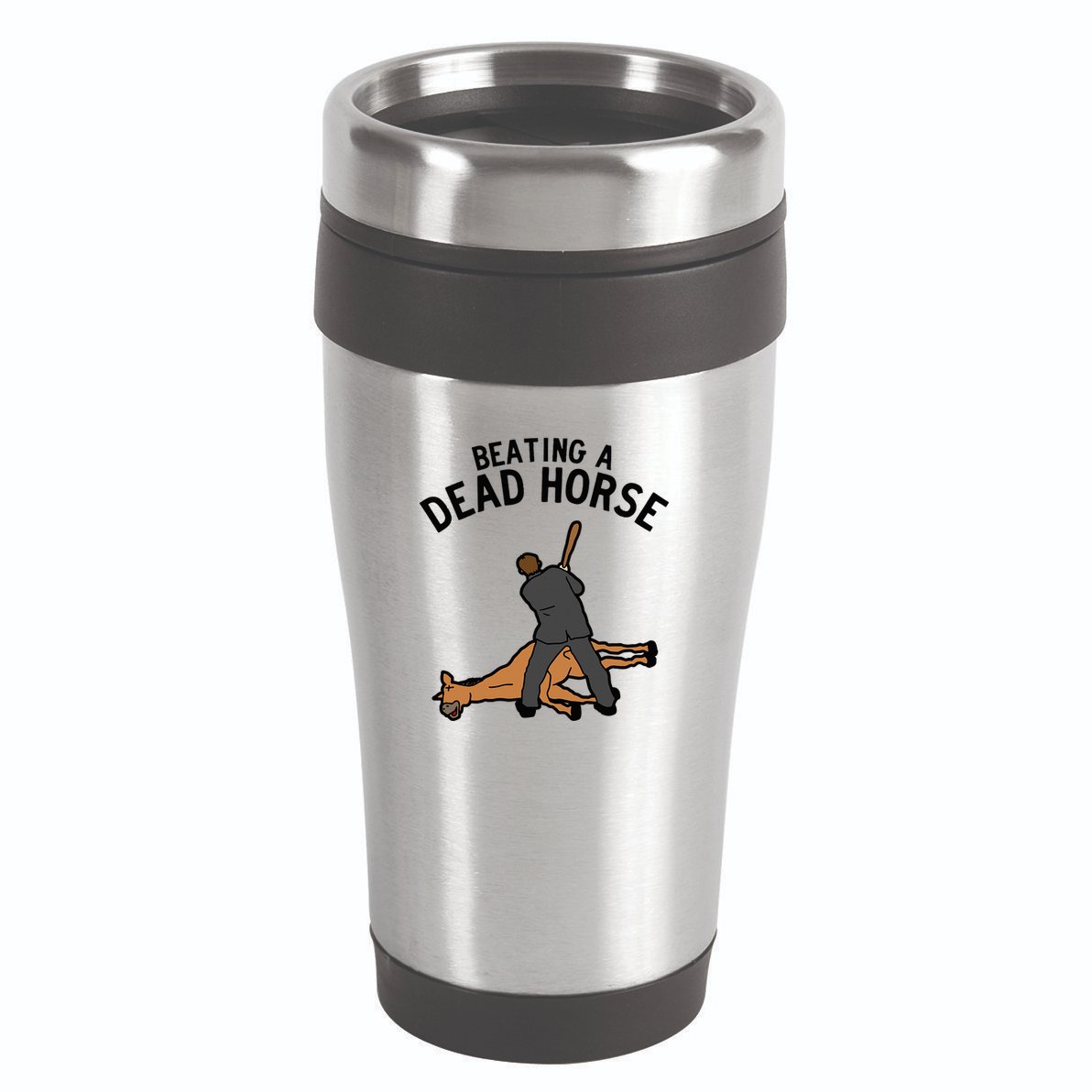 Beating A Dead Horse Meme Funny 16oz Travel Tumbler