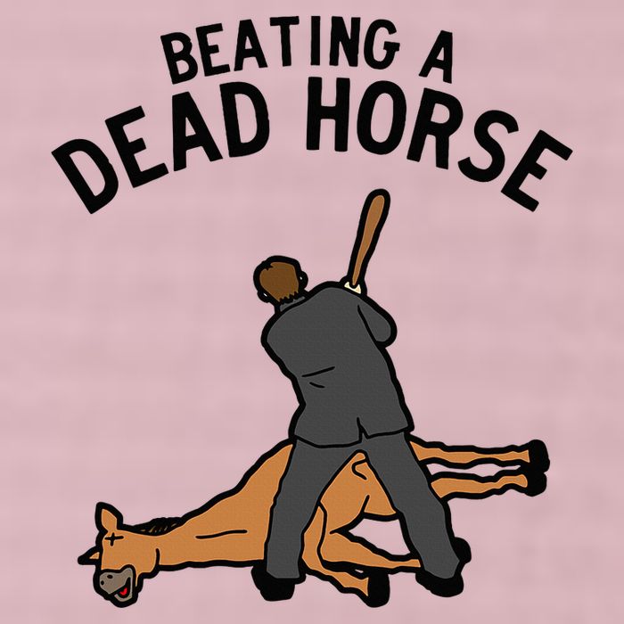 Beating A Dead Horse Meme Funny 25L Jumbo Tote