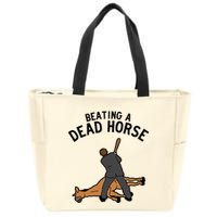 Beating A Dead Horse Meme Funny Zip Tote Bag