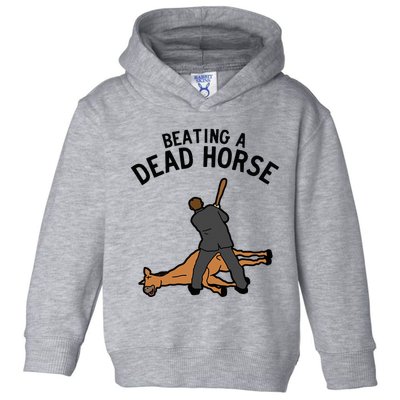 Beating A Dead Horse Meme Funny Toddler Hoodie