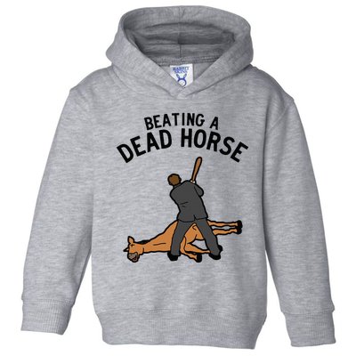 Beating A Dead Horse Meme Funny Toddler Hoodie