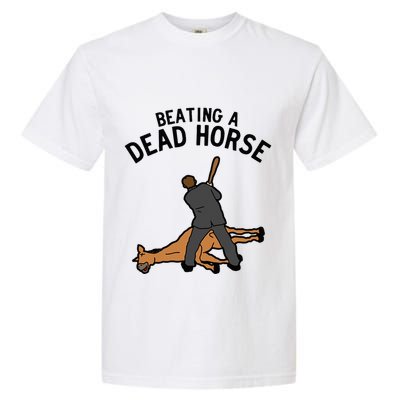 Beating A Dead Horse Meme Funny Garment-Dyed Heavyweight T-Shirt