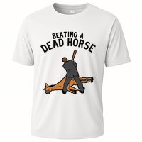 Beating A Dead Horse Meme Funny Cooling Performance Crew T-Shirt