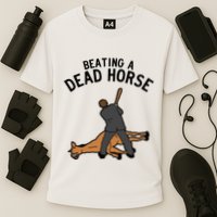 Beating A Dead Horse Meme Funny Cooling Performance Crew T-Shirt