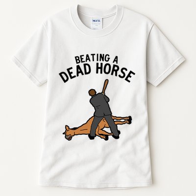 Beating A Dead Horse Meme Funny Tall T-Shirt