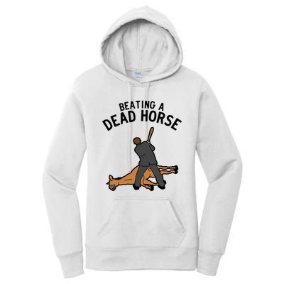 Beating A Dead Horse Meme Funny Women's Pullover Hoodie