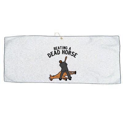 Beating A Dead Horse Meme Funny Large Microfiber Waffle Golf Towel