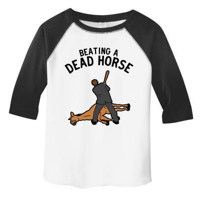 Beating A Dead Horse Meme Funny Toddler Fine Jersey T-Shirt