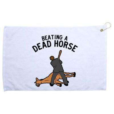Beating A Dead Horse Meme Funny Grommeted Golf Towel