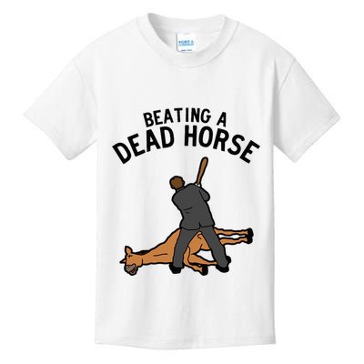Beating A Dead Horse Meme Funny Kids T-Shirt