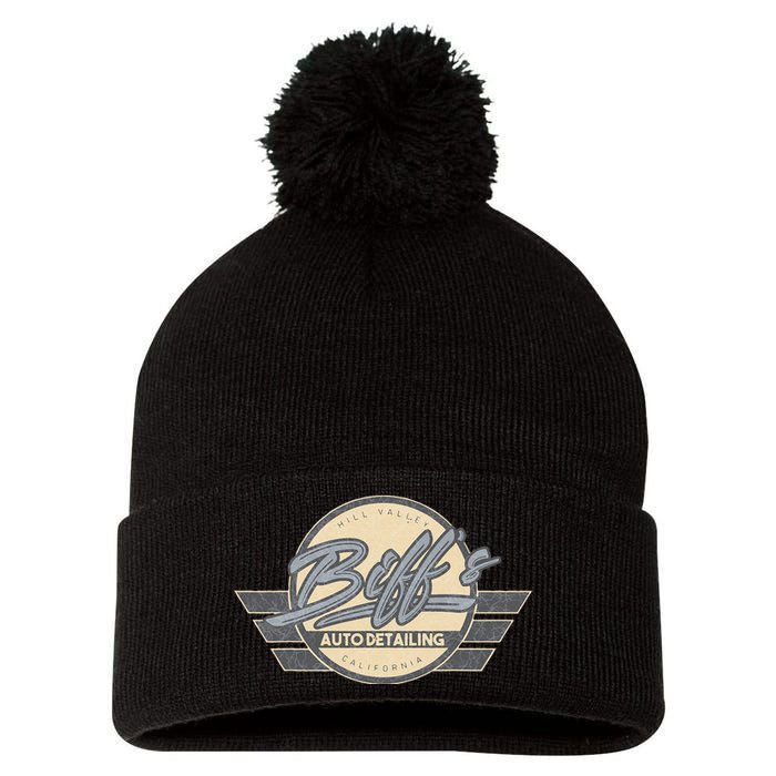 Biffs Auto Detailing Pom Pom 12in Knit Beanie