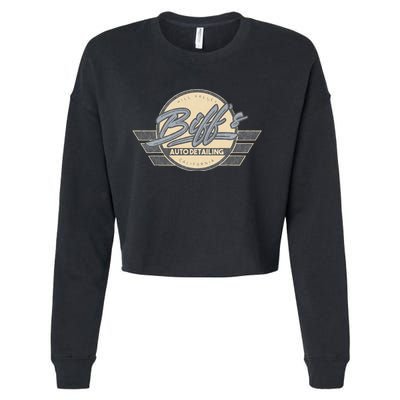 Biffs Auto Detailing Cropped Pullover Crew