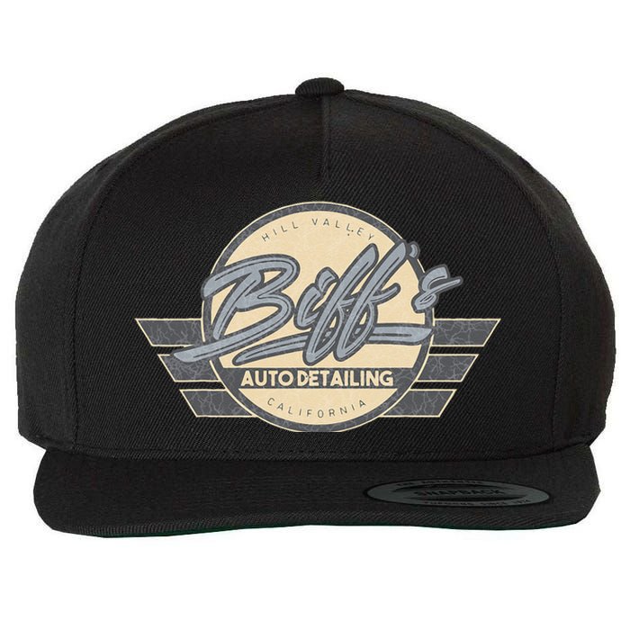 Biffs Auto Detailing Wool Snapback Cap