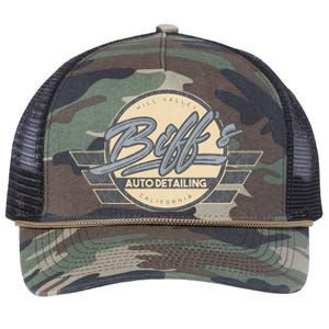 Biffs Auto Detailing Retro Rope Trucker Hat Cap