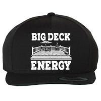 Big A Deck Energy Backyard Deck Patio Outdoor Energie Wool Snapback Cap