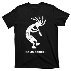 Be Awesome Dancing Kokopelli Southwestern Distressed T-Shirt