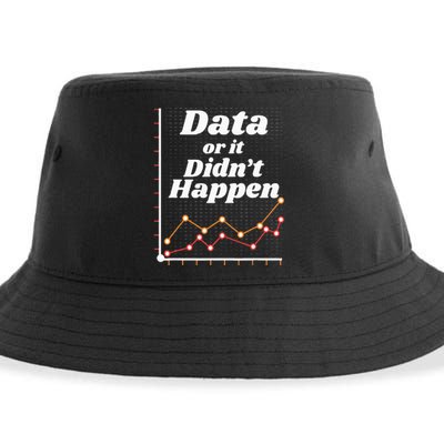 Behavior Analyst Data Or It Didnt Happen Sustainable Bucket Hat