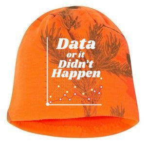 Behavior Analyst Data Or It Didnt Happen Kati - Camo Knit Beanie