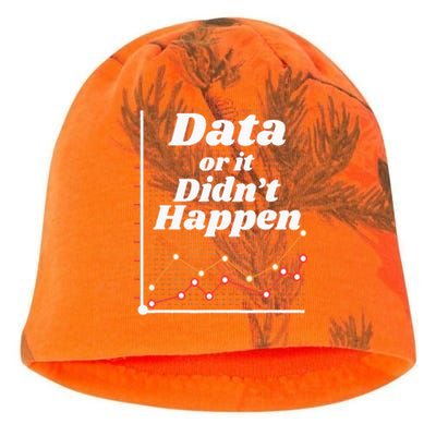 Behavior Analyst Data Or It Didnt Happen Kati - Camo Knit Beanie