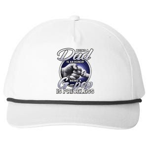 Being A Dad An Honor Being A Gpop Is Priceless Fathers Day Snapback Five-Panel Rope Hat