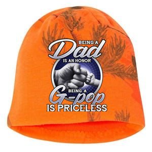 Being A Dad An Honor Being A Gpop Is Priceless Fathers Day Kati - Camo Knit Beanie