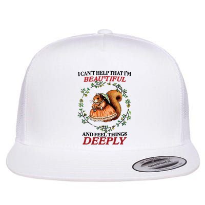 Beautiful And Deep Flat Bill Trucker Hat