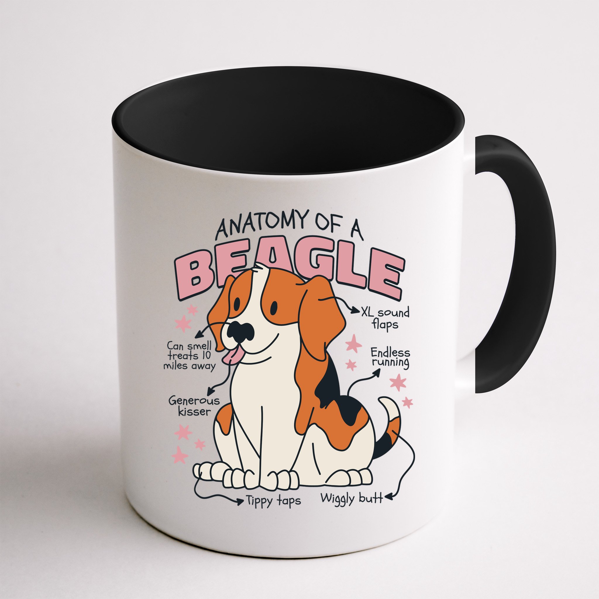 Beagle Anatomy Dog Mug