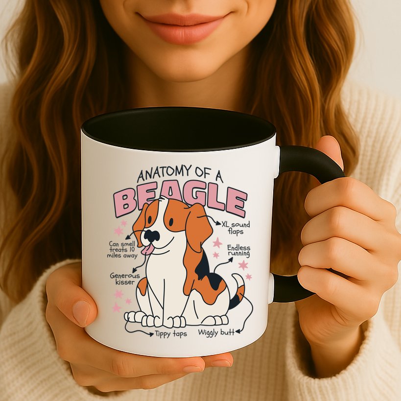 Beagle Anatomy Dog Mug