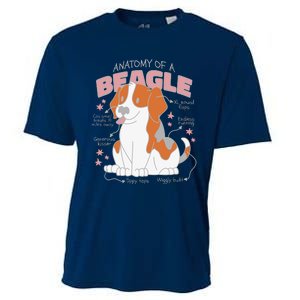 Beagle Anatomy Dog Cooling Performance Crew T-Shirt