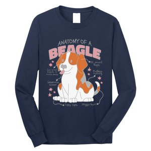 Beagle Anatomy Dog Long Sleeve Shirt