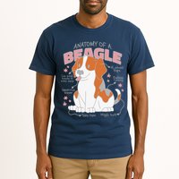 Beagle Anatomy Dog Tall T-Shirt