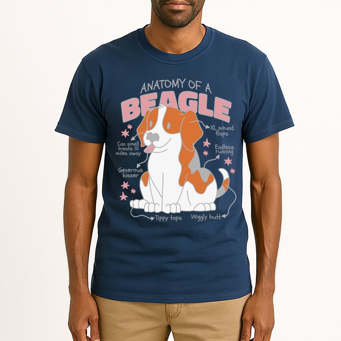 Beagle Anatomy Dog Tall T-Shirt