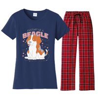 Beagle Anatomy Dog Women's Flannel Pajama Set