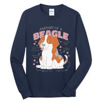 Beagle Anatomy Dog Tall Long Sleeve T-Shirt