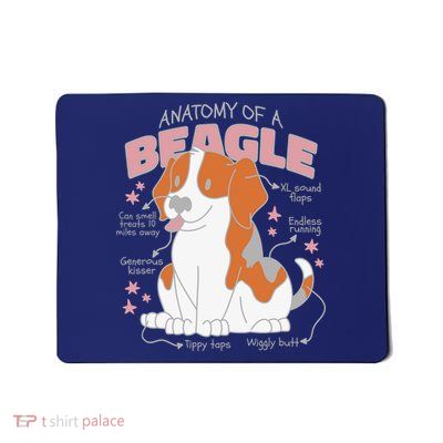 Beagle Anatomy Dog Mousepad