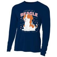 Beagle Anatomy Dog Cooling Performance Long Sleeve Crew