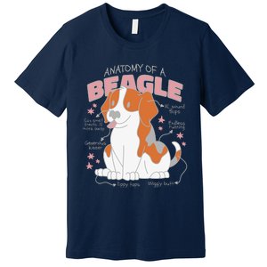 Beagle Anatomy Dog Premium T-Shirt