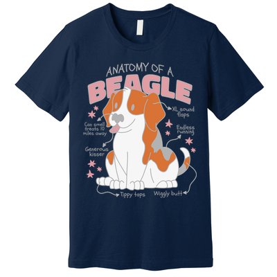 Beagle Anatomy Dog Premium T-Shirt