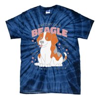 Beagle Anatomy Dog Tie-Dye T-Shirt