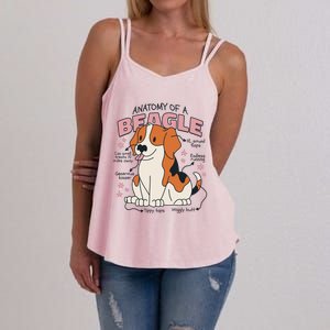 Beagle Anatomy Dog Women's Strappy Tank