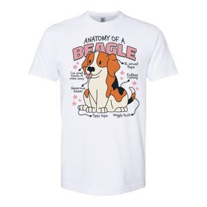 Beagle Anatomy Dog Softstyle CVC T-Shirt