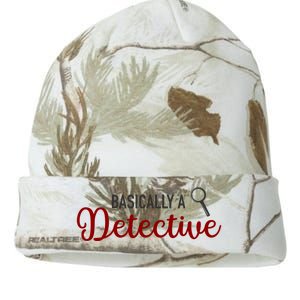 Basically A Detective Funny True Crime Gift Kati Licensed 12" Camo Beanie