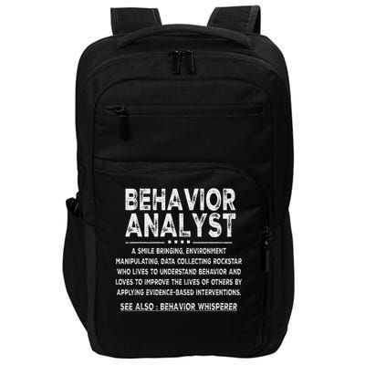 Behavior Analyst Definition Behavior Analysis Day Impact Tech Backpack