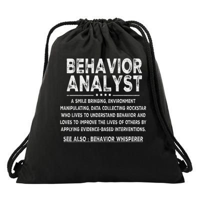 Behavior Analyst Definition Behavior Analysis Day Drawstring Bag