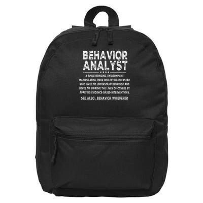Behavior Analyst Definition Behavior Analysis Day 16 in Basic Backpack