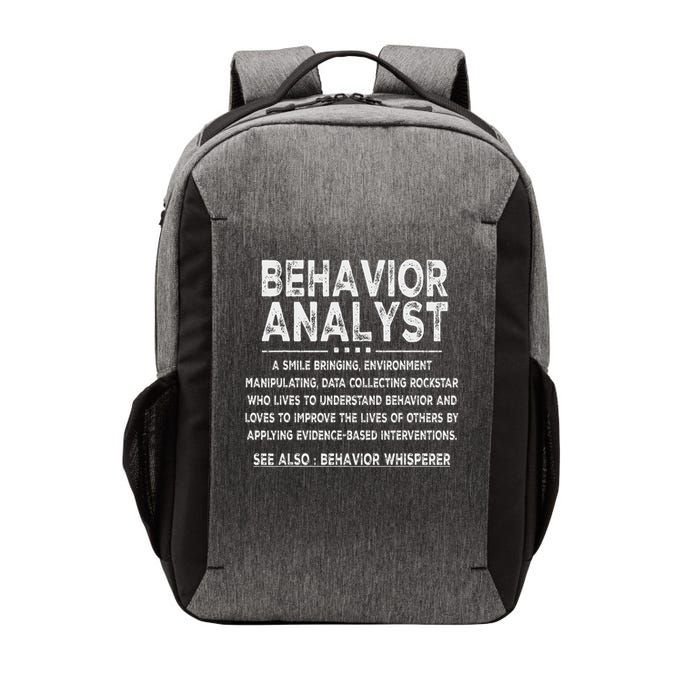 Behavior Analyst Definition Behavior Analysis Day Vector Backpack