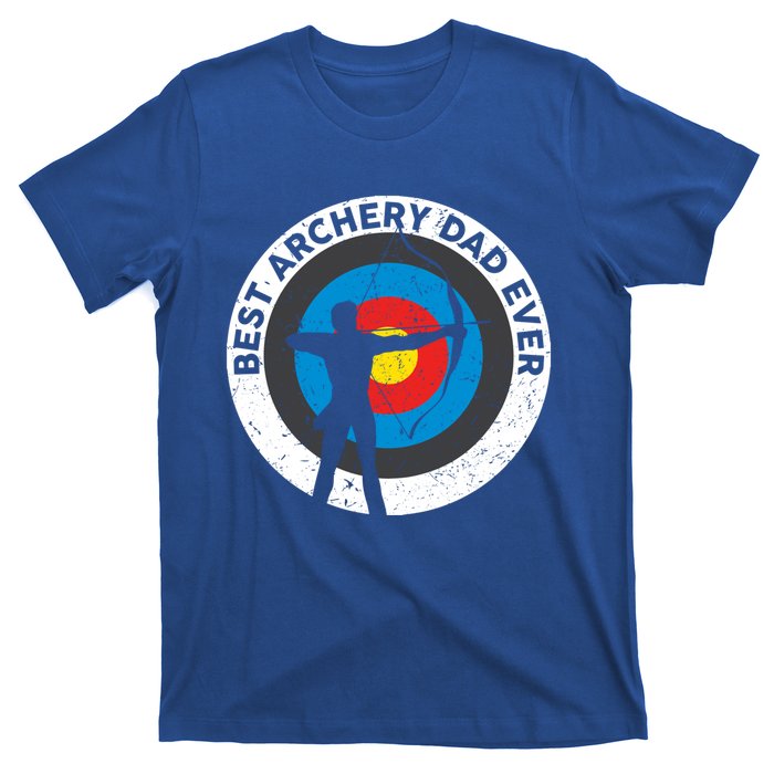 Best Archery Dad Ever Archer Dad Father's Day Archery Funny Gift T-Shirt