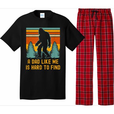 Bigfoot A Dad Like Me Is Hard To Find Funny Dad Pajama Set