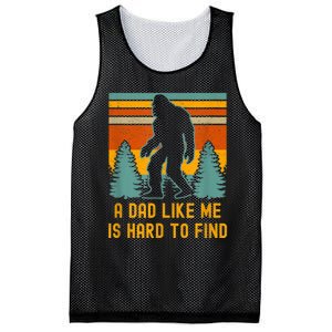 Bigfoot A Dad Like Me Is Hard To Find Funny Dad Mesh Reversible Basketball Jersey Tank